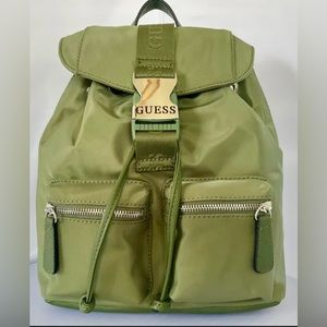 ⭐️ EUC ⭐️ GUESS Olive Backpack/tote bag